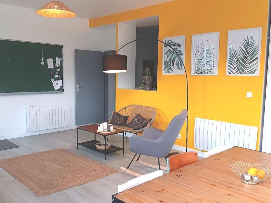 Loft Avec Jardin Au Bord De L'Eau Au Rdc D'Une Ancienne Ecole Plougastel-Daoulas Exteriér fotografie